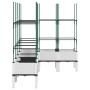 Jardinera con enrejado PP blanco 160x120x142,5 cm