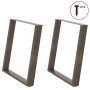 Patas para mesa de comedor en forma de U (2 unidades, acero