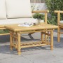 Mesa de centro de bambú 70x45x36 cm