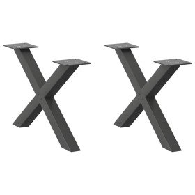 Patas para mesa de centro en forma de X (2 unidades)