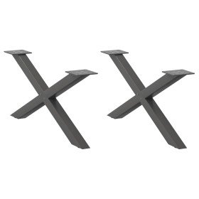 Patas para mesa de centro en forma de X (2 unidades)