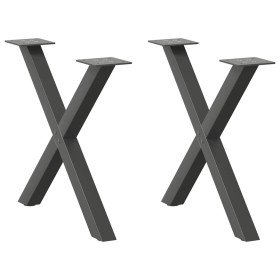 Patas para mesa de centro en forma de X (2 unidades)