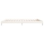 Cama apilable de madera pino maciza blanco 80x200 cm de vidaXL, Camas y somieres - Ref: Foro24-820398, Precio: 94,88 €, Descu...