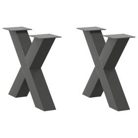 Patas para mesa de centro en forma de X (2 unidades)