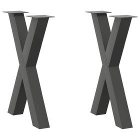Patas para mesa de comedor en forma de X (2 unidades)