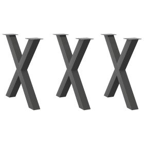 Patas para mesa de comedor en forma de X (3 unidades)
