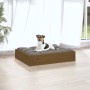 Hundebett aus massivem Kiefernholz, honigbraun, 51,5 x 44 x 9 cm von vidaXL, Betten für Hunde - Ref: Foro24-820849, Preis: 19...