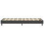 Estructura de cama Box Spring sin colchón tela gris 100x200 cm