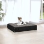 Hundebett aus massivem schwarzem Kiefernholz, 51,5 x 44 x 9 cm von vidaXL, Betten für Hunde - Ref: Foro24-820850, Preis: 20,8...