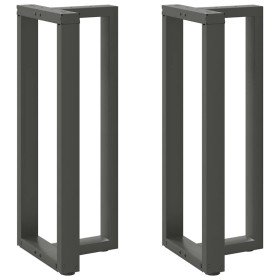 Patas para mesa de bar en forma de T (2 unidades), antracita