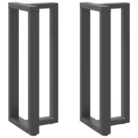 Patas para mesa de bar en forma de T (2 unidades), antracita