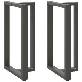 Patas para mesa de bar en forma de T (2 unidades), antracita