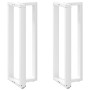 Patas para mesa de bar en forma de T (2 unidades), color blanco, 40 x 35 x (110-111) cm, acero en Patas para mesas | Comprar onl