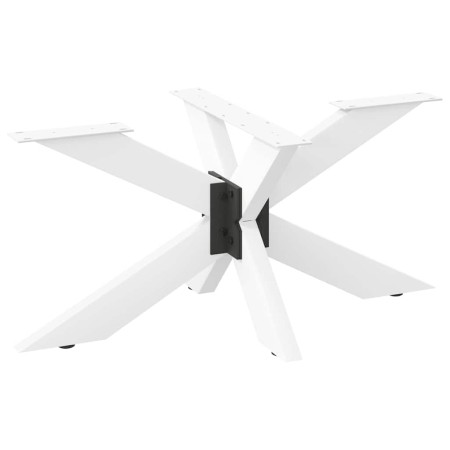 Pata para mesa de centro con forma de araña, color blanco, 98 x 58 x (42-43) cm, acero en Patas para mesas | Comprar online en F