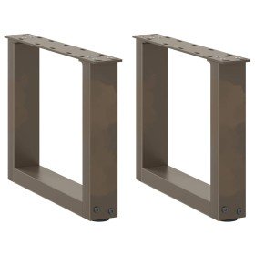 Patas para mesa de centro en forma de U (2 unidades, acero