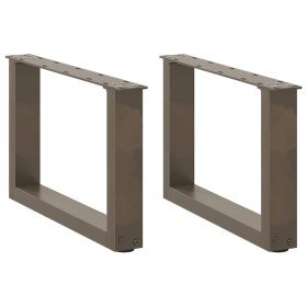 Patas para mesa de centro en forma de U (2 unidades, acero