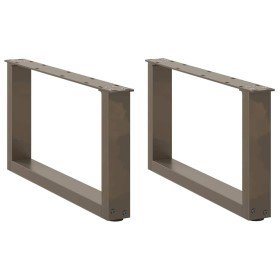 Patas para mesa de centro en forma de U (2 unidades, acero