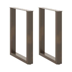Patas para mesa de comedor en forma de U (2 unidades, acero