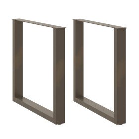 Patas para mesa de comedor en forma de U (2 unidades, acero