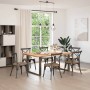Patas para mesa de comedor en forma de U (2 unidades, acero