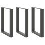 Patas para mesa de comedor en forma de U (3 unidades)