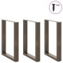 Patas para mesa de comedor en forma de U (3 unidades, acero