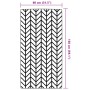 Alfombra de exterior PP ARAKIL gris 80x150 cm