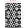 Alfombra de exterior PP ARAKIL gris 190x290 cm