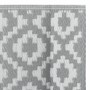 Alfombra exterior ARAKIL PP gris 80x250 cm