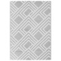 Alfombra exterior ARAKIL PP gris 140x200 cm