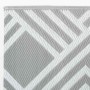 Alfombra exterior ARAKIL PP gris 140x200 cm