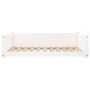 Bett für Hunde aus massiver Kiefer in Weiß 95,5x65,5x28 cm von vidaXL, Betten für Hunde - Ref: Foro24-821458, Preis: 76,27 €,...