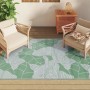 Alfombra exterior ARAKIL PP verde 140x200 cm