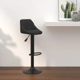 Küchenhocker aus schwarzem Samt von vidaXL, Küchenhocker - Ref: Foro24-335335, Preis: 86,26 €, Rabatt: %