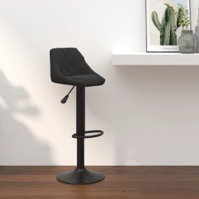 Küchenhocker aus schwarzem Samt von vidaXL, Küchenhocker - Ref: Foro24-335335, Preis: 87,86 €, Rabatt: %