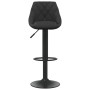 Küchenhocker aus schwarzem Samt von vidaXL, Küchenhocker - Ref: Foro24-335335, Preis: 87,86 €, Rabatt: %