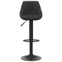 Taburete de cocina de terciopelo negro de vidaXL, Taburetes de cocina - Ref: Foro24-335335, Precio: 86,24 €, Descuento: %