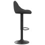 Küchenhocker aus schwarzem Samt von vidaXL, Küchenhocker - Ref: Foro24-335335, Preis: 87,86 €, Rabatt: %