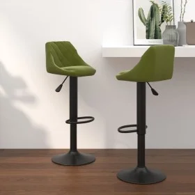 Küchenhocker 2 Stück hellgrüner Samt von vidaXL, Küchenhocker - Ref: Foro24-335351, Preis: 138,98 €, Rabatt: %