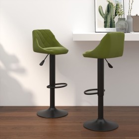 Küchenhocker 2 Stück hellgrüner Samt von vidaXL, Küchenhocker - Ref: Foro24-335351, Preis: 141,61 €, Rabatt: %