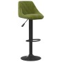 Taburetes de cocina 2 uds terciopelo verde claro de vidaXL, Taburetes de cocina - Ref: Foro24-335351, Precio: 141,52 €, Descu...