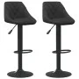 Taburetes de cocina 2 unidades terciopelo negro de vidaXL, Taburetes de cocina - Ref: Foro24-335346, Precio: 137,98 €, Descue...