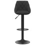 Taburetes de cocina 2 unidades terciopelo negro de vidaXL, Taburetes de cocina - Ref: Foro24-335346, Precio: 142,22 €, Descue...