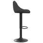 Taburetes de cocina 2 unidades terciopelo negro de vidaXL, Taburetes de cocina - Ref: Foro24-335346, Precio: 137,98 €, Descue...