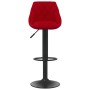 Küchenhocker 2 Einheiten aus weinrotem Samt von vidaXL, Küchenhocker - Ref: Foro24-335355, Preis: 142,24 €, Rabatt: %