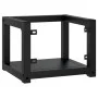 Black iron suspended washbasin structure 40x38x31 cm by vidaXL, bathroom vanities - Ref: Foro24-338493, Price: 63,62 €, Disco...