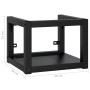 Black iron suspended washbasin structure 40x38x31 cm by vidaXL, bathroom vanities - Ref: Foro24-338493, Price: 65,17 €, Disco...