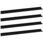 Wall shelves 4 units black 100x9x3 cm by vidaXL, Shelves and shelves - Ref: Foro24-326670, Price: 47,88 €, Discount: %