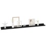Wall shelves 4 units black 100x9x3 cm by vidaXL, Shelves and shelves - Ref: Foro24-326670, Price: 47,88 €, Discount: %