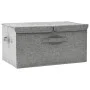 Gray fabric storage box 50x30x25 cm by vidaXL, Storage baskets - Ref: Foro24-332914, Price: 29,91 €, Discount: %